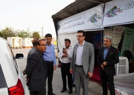 بازدید رئیس دانشگاه علوم پزشکی هرمزگان از مرکز اورژانس مستقر در ابتدای شهر بندرعباس