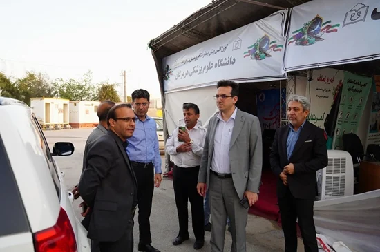 بازدید رئیس دانشگاه علوم پزشکی هرمزگان از مرکز اورژانس مستقر در ابتدای شهر بندرعباس