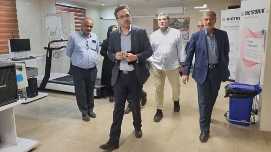 بازدید مسئولان از بیمارستان شهید محمدی