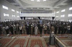 نماز عید فطر در جزیره کیش اقامه شد