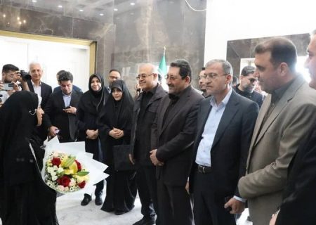 وزیر صمت با هدف بازدید از پروژه‌های صنعتی و عمرانی وارد هرمزگان شد