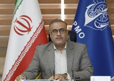 اتمام بارگیری یک کشتی فله‌بر در بندر شهید باهنر