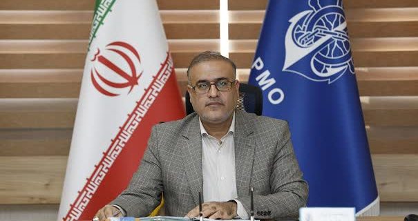 اتمام بارگیری یک کشتی فله‌بر در بندر شهید باهنر