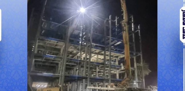  بازدید و ارزیابی روند اجرایی احداث راهدارخانه مرکزی