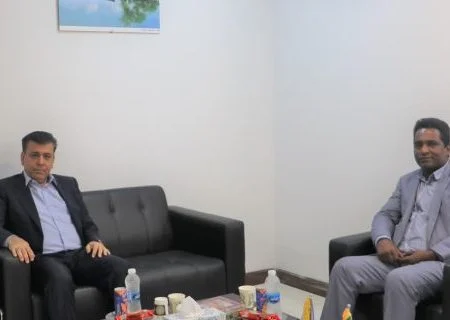 دیدار مدیر شعب بانک مسکن هرمزگان با مدیرکل بنیاد مسکن انقلاب اسلامی استان