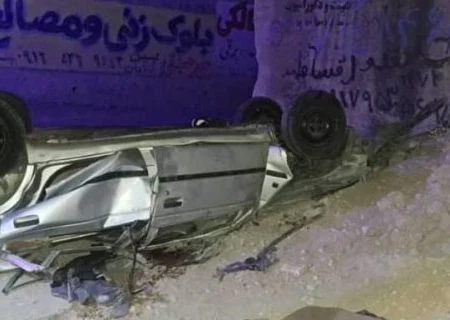 یک فوتی بر اثر سقوط خودرو از پل هرمودر