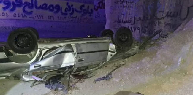 یک فوتی بر اثر سقوط خودرو از پل هرمودر