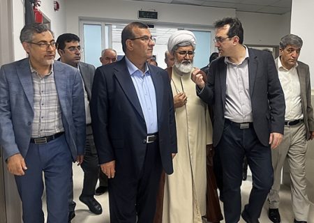 افتتاح بخش‌های جدید بیمارستان فارابی و آغاز ساخت مرکز خدمات جامع سلامت زنگارد با حضور رئیس دانشگاه علوم پزشکی هرمزگان