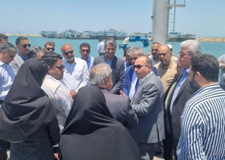 بازدید مدیر کل دفتر امور مرزی و مرزنشینان وزارت کشور از بندر سیریک