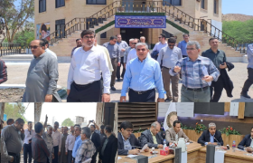 بازدید معاون صید و بنادر ماهیگیری و مدیرکل حراست سازمان شیلات ایران از ظرفیت‌های شیلاتی جزیره ابوموسی