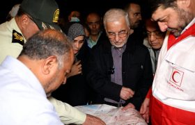 ببینید|فرماندهی عملیات ملی پاسخ به حریق در یکی از اسکله‌های بندر شهید رجایی