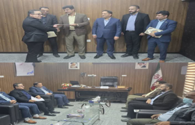 تکریم  و معارفه سرپرست شیلات شهرستان خمیر