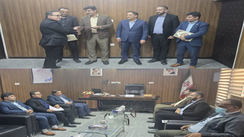 تکریم  و معارفه سرپرست شیلات شهرستان خمیر