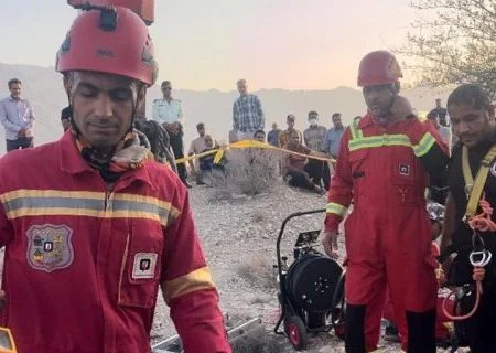 سقوط مردی در چاه ۶۰ متری در شهرفارغان