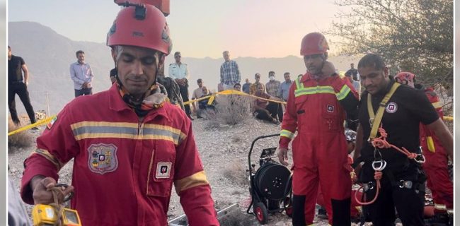 سقوط مردی در چاه ۶۰ متری در شهرفارغان