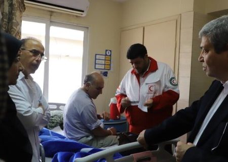 عیادت رئیس سازمان بهزیستی کشور از مصدومان حادثه بندر شهید رجایی