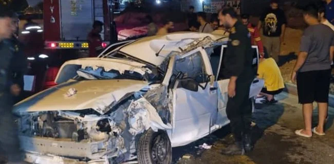 یک مصدوم بر اثر تصادف خودرو در بلوار هرمز