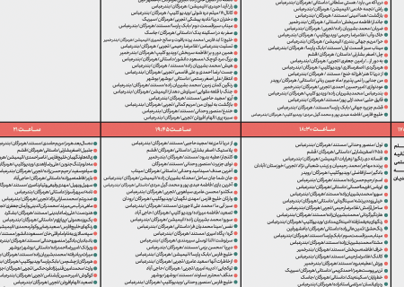 انتشار جدول اکران نخستین جشنواره منطقه ای فیلم ۱۲۰ ثانیه ای خلیج فارس