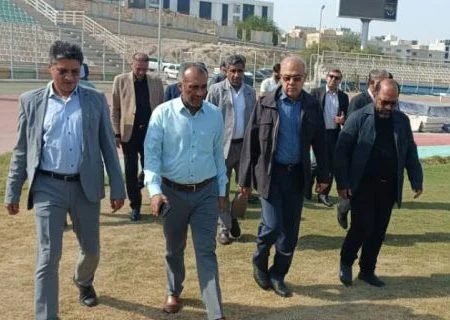 بازدید استاندار هرمزگان از ورزشگاه‌های تختی و خلیج فارس بندرعباس