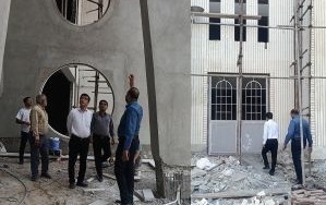 بازدید مدیران کل آموزش و پرورش و نوسازی مدارس هرمزگان از پروژه‌های نهضت توسعه عدالت در فضاهای آموزشی و پرورشی