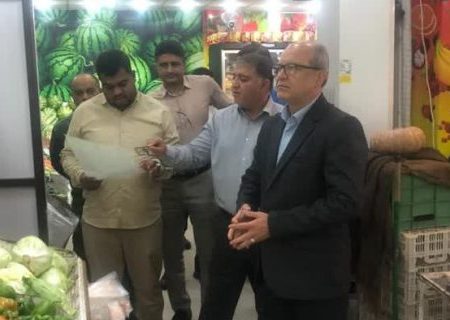 بازدید و نظارت بر بازار کالاهای اساسی شهرستان قشم