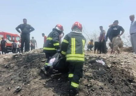 حریق خودرو حامل سوخت یک فوتی بر جای گذاشت