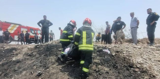 حریق خودرو حامل سوخت یک فوتی بر جای گذاشت