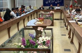 نشست مشترک پلیس راه هرمزگان و اداره‌ کل راهداری و حمل و نقل جاده ای استان