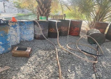 ۵۵ نفر از اتباع بیگانه غیر مجاز فعال در حوزه قاچاق سوخت در بندر کرگان شهرستان میناب دستگیر شدند