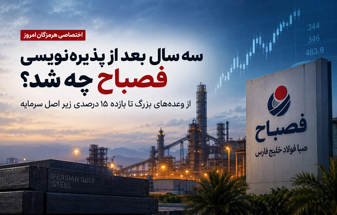 فصباح ؛ از وعده حمایت از سهم تا تابلوی امروز / سهامداران پذیره‌نویسی ۱۴۰۲ هنوز به اصل پول خود نرسیده‌اند