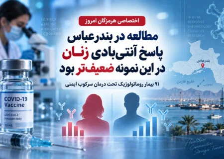زنان مبتلا به بیماری‌های روماتولوژیک در یک مطالعه بندرعباسی پاسخ آنتی‌بادی ضعیف‌تری نشان دادند